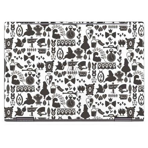 Disney Alice in Wonderland (animated) Silhouette Pattern HP Envy Skin