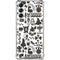 Disney Alice in Wonderland (animated) Silhouette Pattern Galaxy A14 5G Clear Case