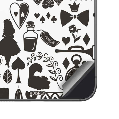 Disney Alice in Wonderland (animated) Silhouette Pattern Galaxy A14 5G Skin