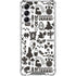 Disney Alice in Wonderland (animated) Silhouette Pattern Galaxy A15 5G Clear Case