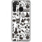 Disney Alice in Wonderland (animated) Silhouette Pattern Galaxy A21 Clear Case