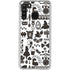 Disney Alice in Wonderland (animated) Silhouette Pattern Galaxy A21 Clear Case