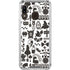 Disney Alice in Wonderland (animated) Silhouette Pattern Galaxy A30 Clear Case