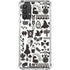 Disney Alice in Wonderland (animated) Silhouette Pattern Galaxy A32 5G Clear Case