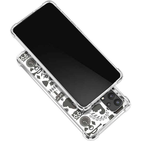 Disney Alice in Wonderland (animated) Silhouette Pattern Galaxy A32 5G Clear Case