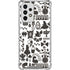 Disney Alice in Wonderland (animated) Silhouette Pattern Galaxy A33 5G Clear Case