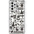 Disney Alice in Wonderland (animated) Silhouette Pattern Galaxy A53 5G Clear Case