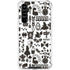 Disney Alice in Wonderland (animated) Silhouette Pattern Galaxy A54 5G Clear Case