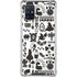 Disney Alice in Wonderland (animated) Silhouette Pattern Galaxy A71 5G Clear Case