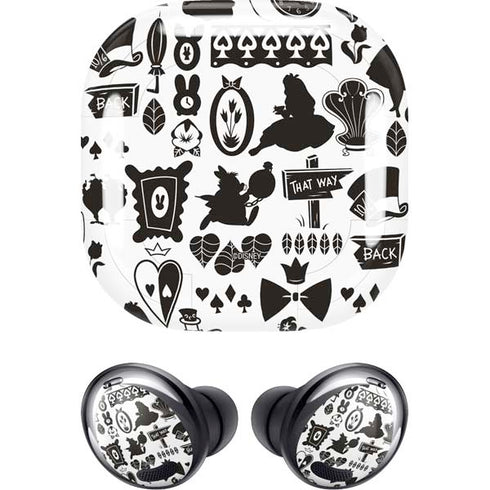 Disney Alice in Wonderland (animated) Silhouette Pattern Galaxy Buds Pro Skin