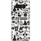 Disney Alice in Wonderland (animated) Silhouette Pattern Galaxy Note 8 Skin