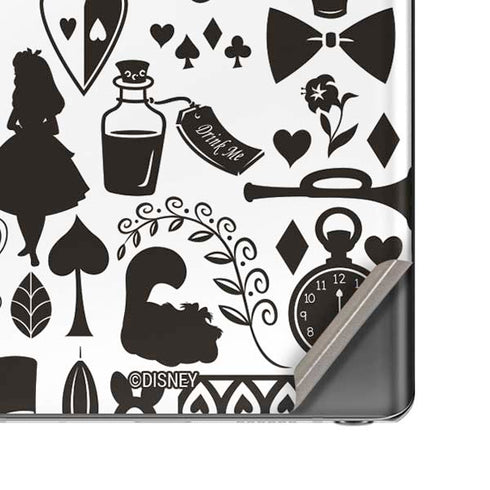 Disney Alice in Wonderland (animated) Silhouette Pattern Galaxy Note20 5G Skin