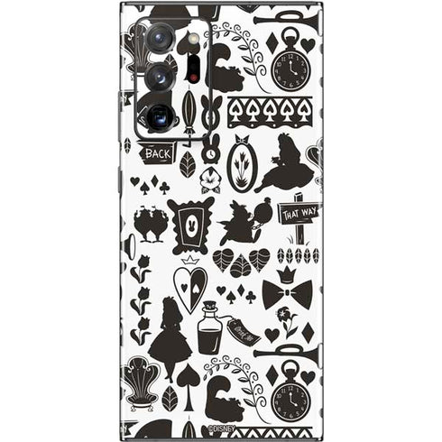 Disney Alice in Wonderland (animated) Silhouette Pattern Galaxy Note20 Ultra 5G Skin