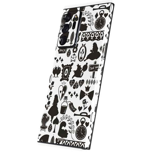 Disney Alice in Wonderland (animated) Silhouette Pattern Galaxy Note20 Ultra 5G Skin
