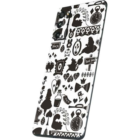 Disney Alice in Wonderland (animated) Silhouette Pattern Galaxy S20 Fan Edition Skin