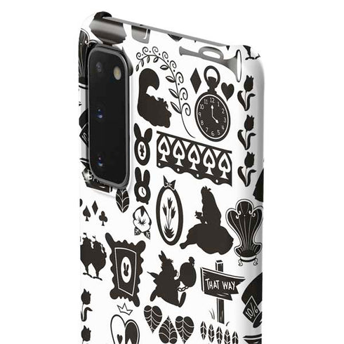 Disney Alice in Wonderland (animated) Silhouette Pattern Galaxy S20 Lite Case
