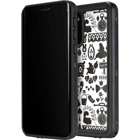 Disney Alice in Wonderland (animated) Silhouette Pattern Galaxy S20 Plus Waterproof Case