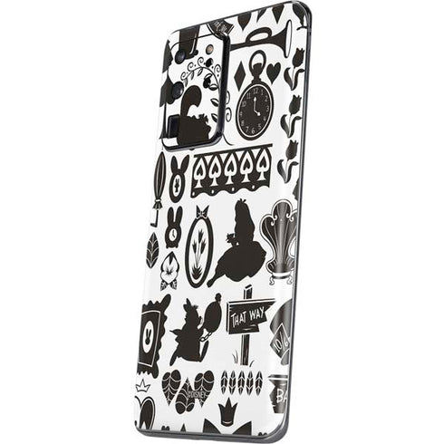 Disney Alice in Wonderland (animated) Silhouette Pattern Galaxy S20 Ultra 5G Skin