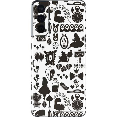 Disney Alice in Wonderland (animated) Silhouette Pattern Galaxy S21 5G Skin