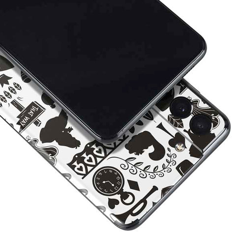 Disney Alice in Wonderland (animated) Silhouette Pattern Galaxy S21 5G Skin