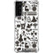 Disney Alice in Wonderland (animated) Silhouette Pattern Galaxy S21 FE Clear Case