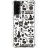 Disney Alice in Wonderland (animated) Silhouette Pattern Galaxy S21 Plus 5G Clear Case