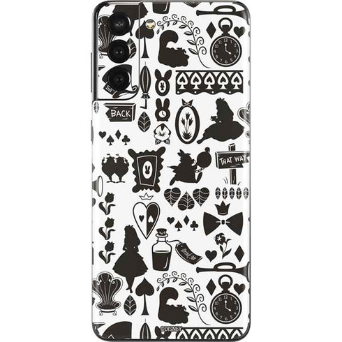 Disney Alice in Wonderland (animated) Silhouette Pattern Galaxy S21 Plus 5G Skin