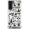 Disney Alice in Wonderland (animated) Silhouette Pattern Galaxy S22 Clear Case