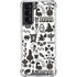 Disney Alice in Wonderland (animated) Silhouette Pattern Galaxy S22 Clear Case