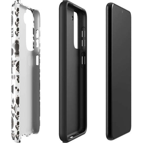 Disney Alice in Wonderland (animated) Silhouette Pattern Galaxy S22 Pro Case
