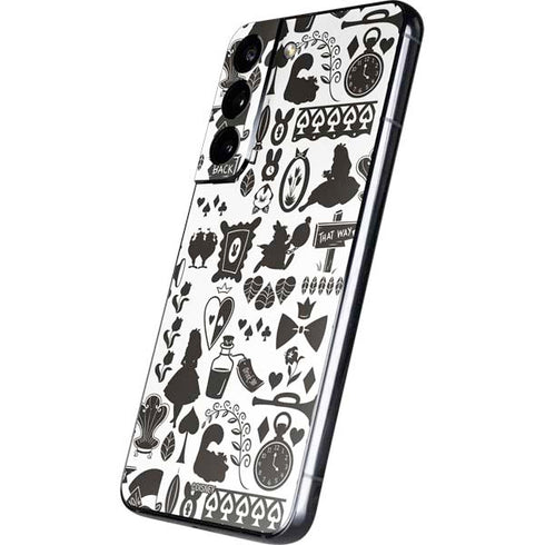 Disney Alice in Wonderland (animated) Silhouette Pattern Galaxy S22 Skin