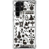 Disney Alice in Wonderland (animated) Silhouette Pattern Galaxy S22 Ultra Clear Case