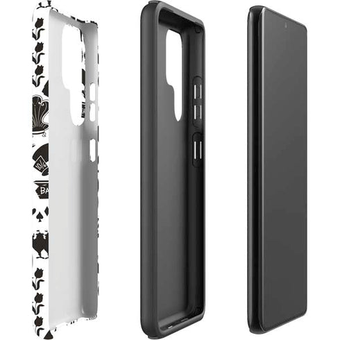 Disney Alice in Wonderland (animated) Silhouette Pattern Galaxy S22 Ultra Pro Case