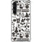 Disney Alice in Wonderland (animated) Silhouette Pattern Galaxy S23 Plus Clear Case