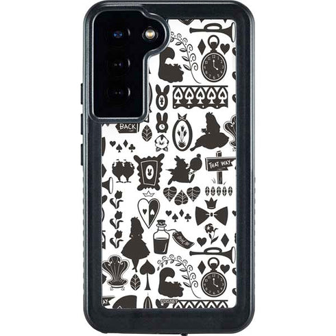 Disney Alice in Wonderland (animated) Silhouette Pattern Galaxy S23 Plus Waterproof Case