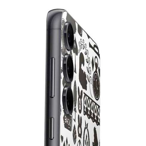 Disney Alice in Wonderland (animated) Silhouette Pattern Galaxy S23 Skin
