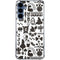 Disney Alice in Wonderland (animated) Silhouette Pattern Galaxy S24 Clear Case
