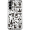 Disney Alice in Wonderland (animated) Silhouette Pattern Galaxy S24 Plus Clear Case