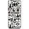 Disney Alice in Wonderland (animated) Silhouette Pattern Galaxy S8 Plus Skin