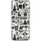 Disney Alice in Wonderland (animated) Silhouette Pattern Galaxy S8 Skin