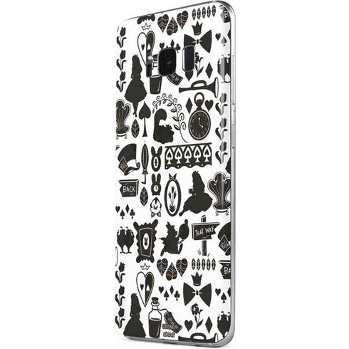 Disney Alice in Wonderland (animated) Silhouette Pattern Galaxy S8 Skin