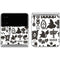 Disney Alice in Wonderland (animated) Silhouette Pattern Galaxy Z Flip4 5G Skin