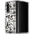 Disney Alice in Wonderland (animated) Silhouette Pattern Galaxy Z Fold4 5G Clear Case