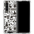 Disney Alice in Wonderland (animated) Silhouette Pattern Galaxy Z Fold4 5G Clear Case