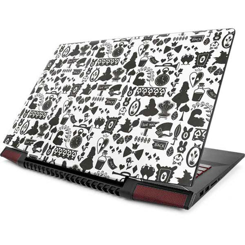 Disney Alice in Wonderland (animated) Silhouette Pattern Lenovo IdeaPad Skin