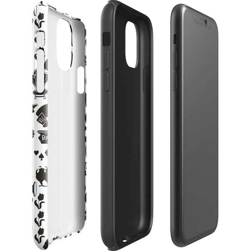 Disney Alice in Wonderland (animated) Silhouette Pattern iPhone 11 Impact Case