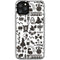 Disney Alice in Wonderland (animated) Silhouette Pattern iPhone 11 Pro Clear Case