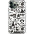 Disney Alice in Wonderland (animated) Silhouette Pattern iPhone 11 Pro Max Clear Case