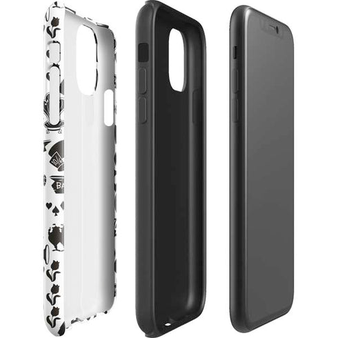 Disney Alice in Wonderland (animated) Silhouette Pattern iPhone 11 Pro Max Impact Case