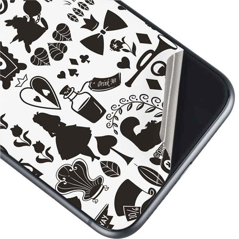 Disney Alice in Wonderland (animated) Silhouette Pattern iPhone 11 Skin